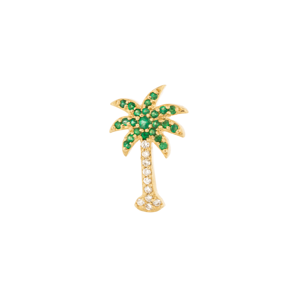 Palm tree brooch in - Gem