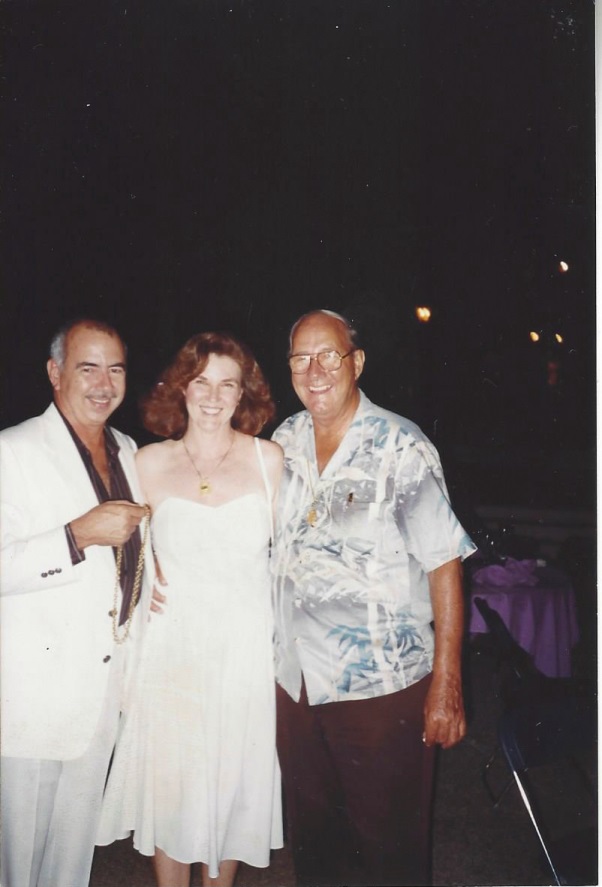 A photo of Mel Fischer and Inge and Manuel Marcial de Gomar