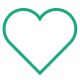 image of a green heart symbol