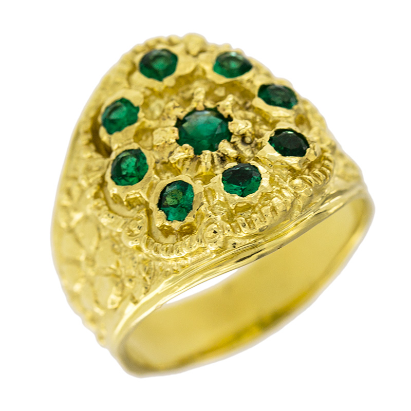 Tapojo 9 Emerald Ring - Emeralds International LLC.