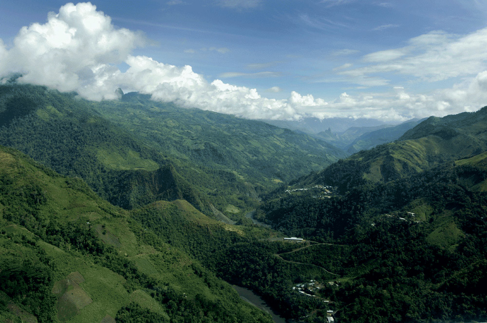 Photo of the Muzo region in Colombia.
