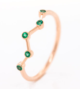 Emerald Constellation Ring